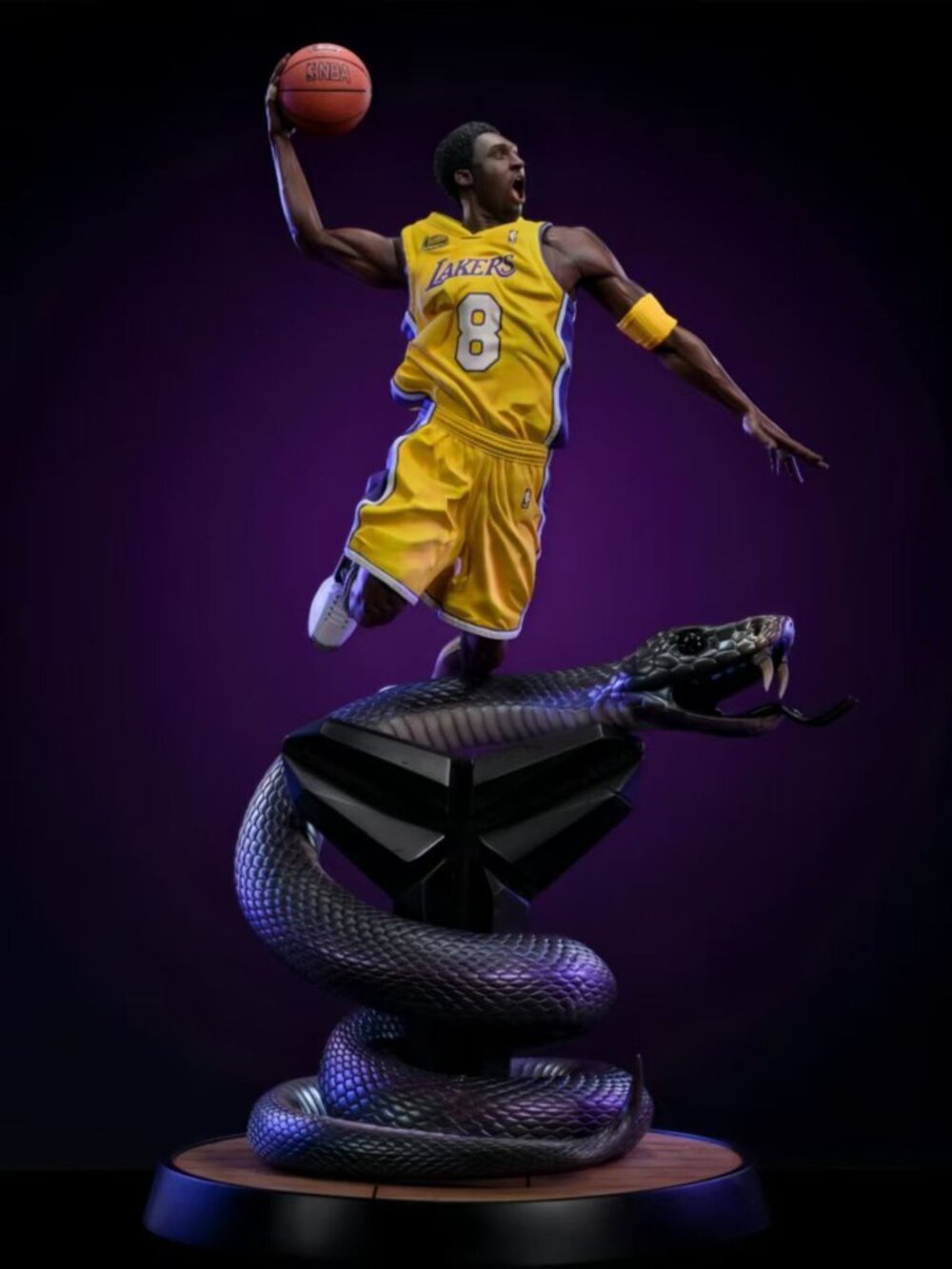 Black Mamba NBA Kobe Bryant Lakers Basketball Action Figure LA 24 Figurines